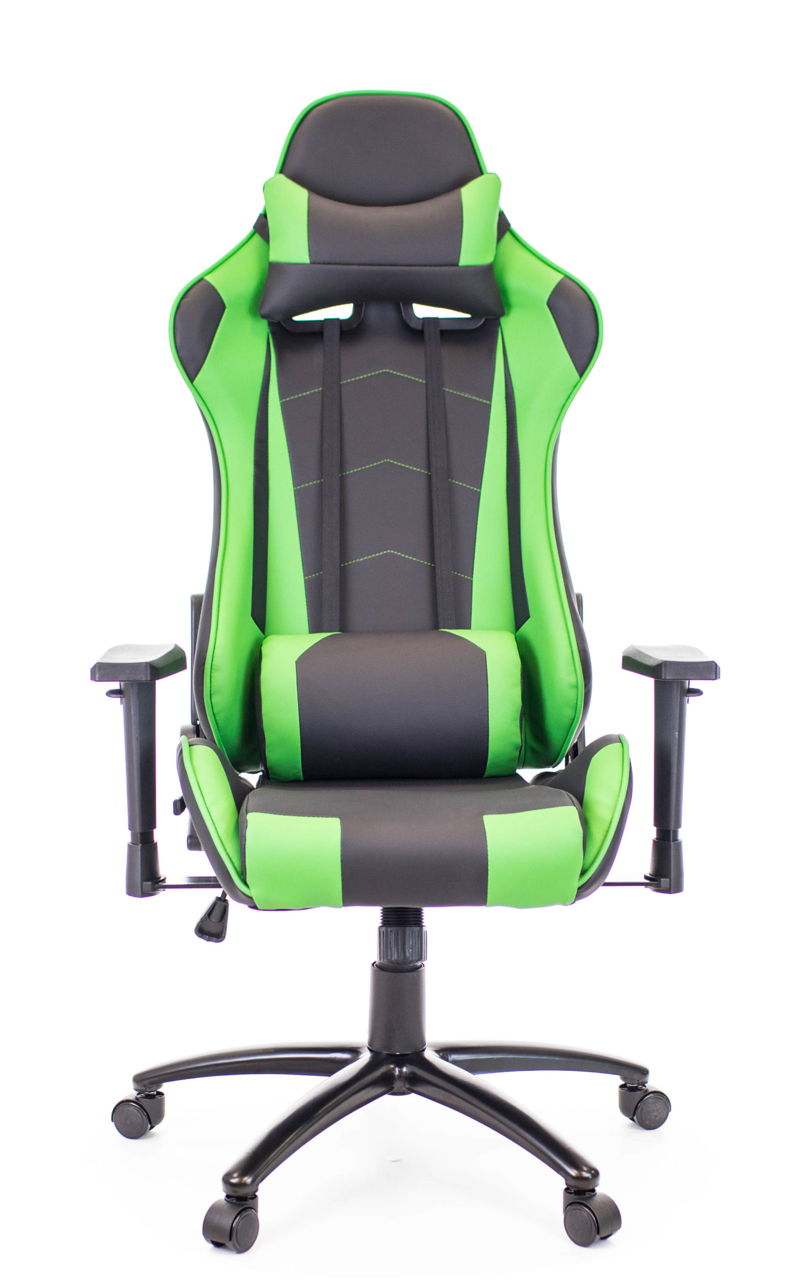 Кресло Everprof Lotus S9 Экокожа Зеленый/Черный — фото 4